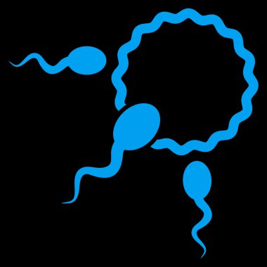 Fertilizasyon düz simgesi