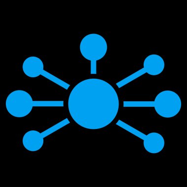 İlişkiler düz simgesi