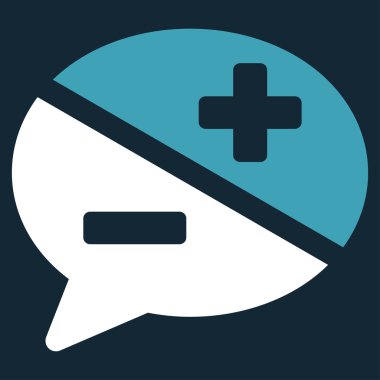 Bağımsız değişkenler düz simgesi