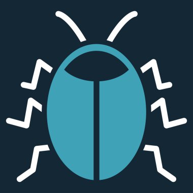 Böcek düz simgesini