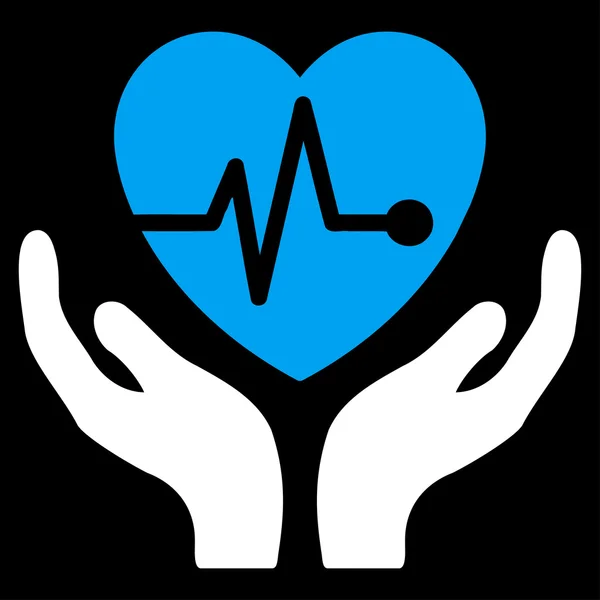 Cardiology Flat Icon — Stock Photo, Image