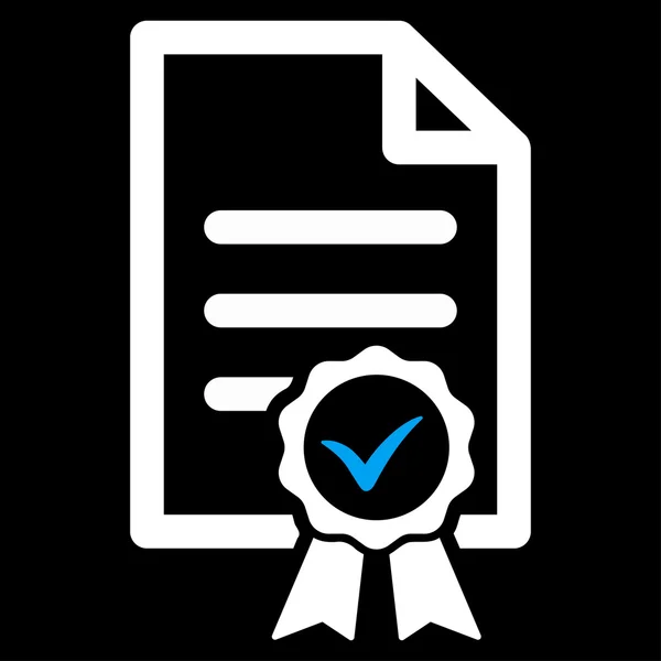 Сертифицированная плоская икона — стоковое фото
