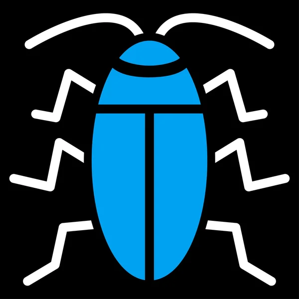 Icona piatto scarafaggio — Foto Stock