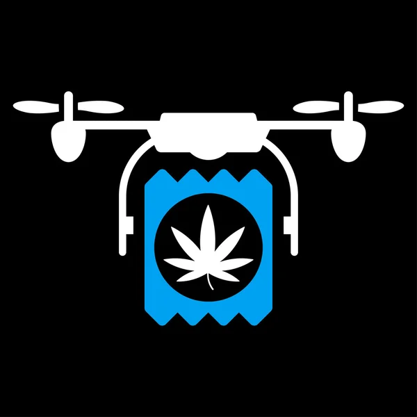 Drugs Drone Levering Pictogram — Stockfoto