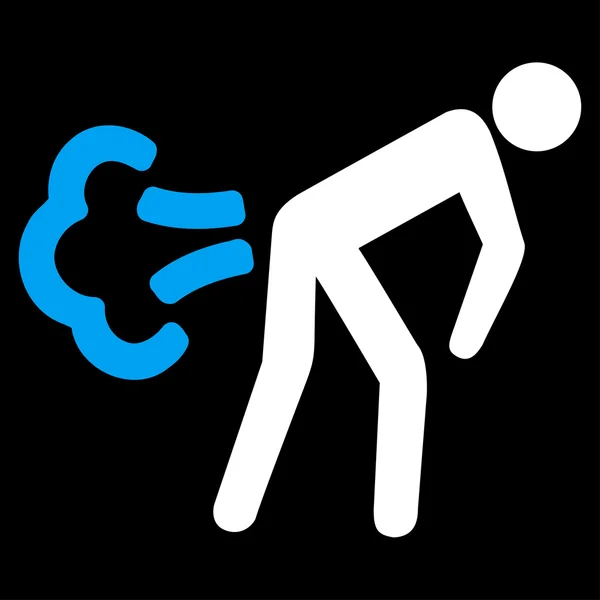 Fart Flat Icon — Stock Photo, Image