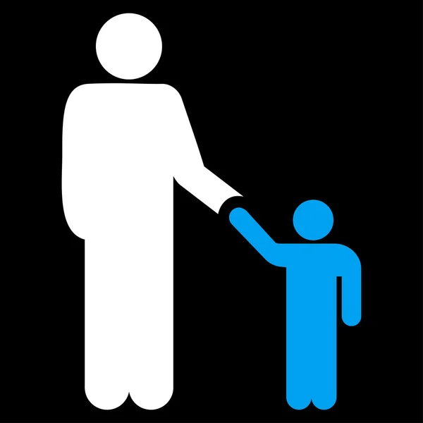 Father With Son Icon — Stock Photo, Image