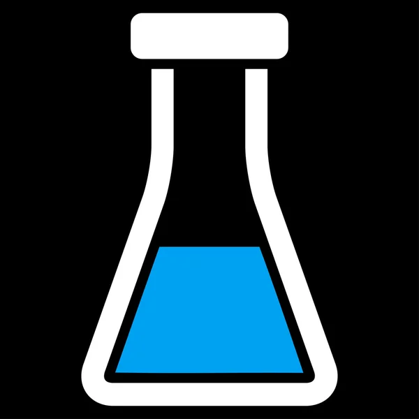Płaskie ikonę kolby — Zdjęcie stockowe