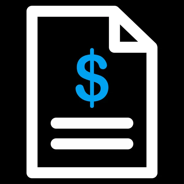 Invoice Flat Icon — Stock Photo, Image