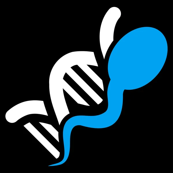 Ícone do genoma do esperma — Fotografia de Stock