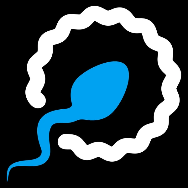 Icona di penetrazione dello sperma — Foto Stock