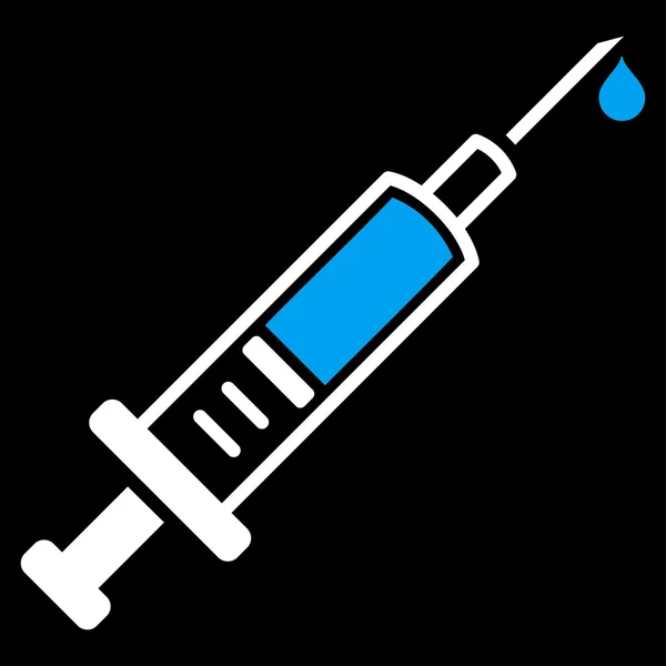 Vaccinatie platte pictogram — Stockfoto