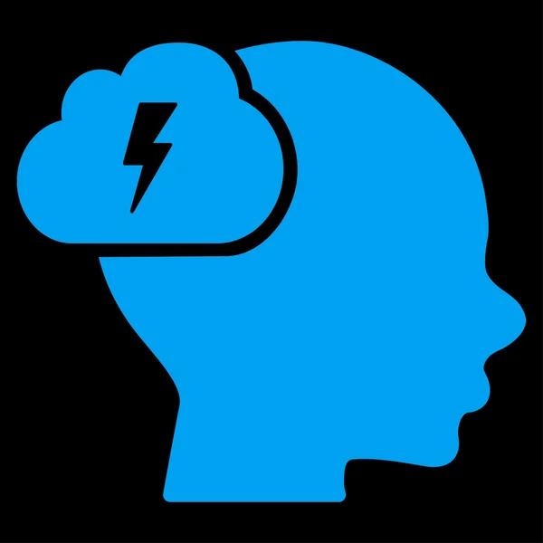 Brainstorm Flat Icon — Stock Photo, Image