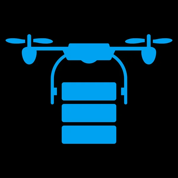 Cargo Drone Icon — Stock Photo, Image