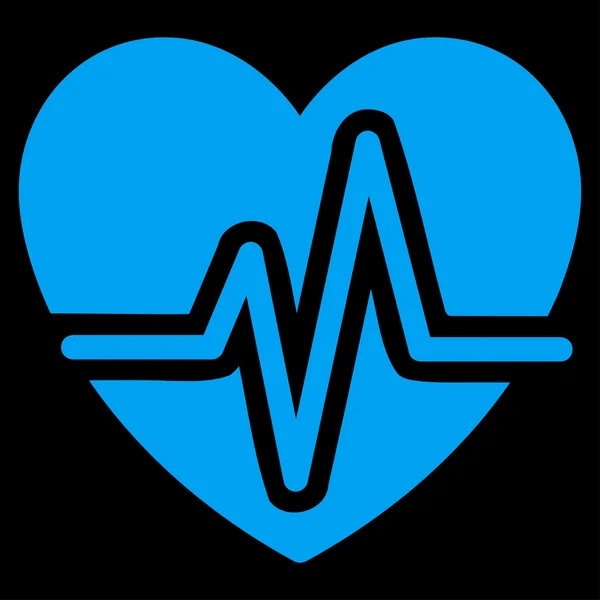 Icono del Diagrama del Corazón — Foto de Stock
