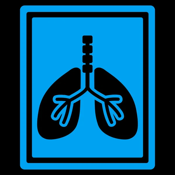 Lungs X-Ray icono de la foto — Foto de Stock