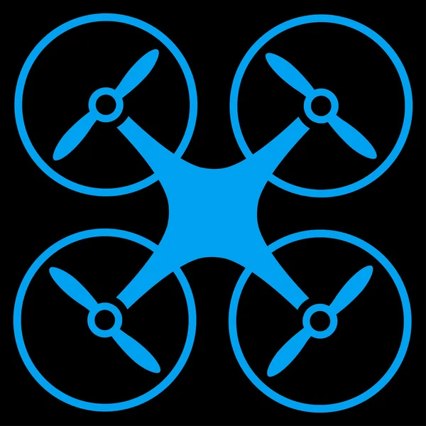 Nanocopter 평면 아이콘 — 스톡 사진