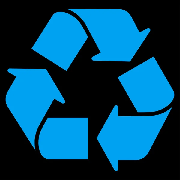 Recycle Flat Icon — Stock Photo, Image