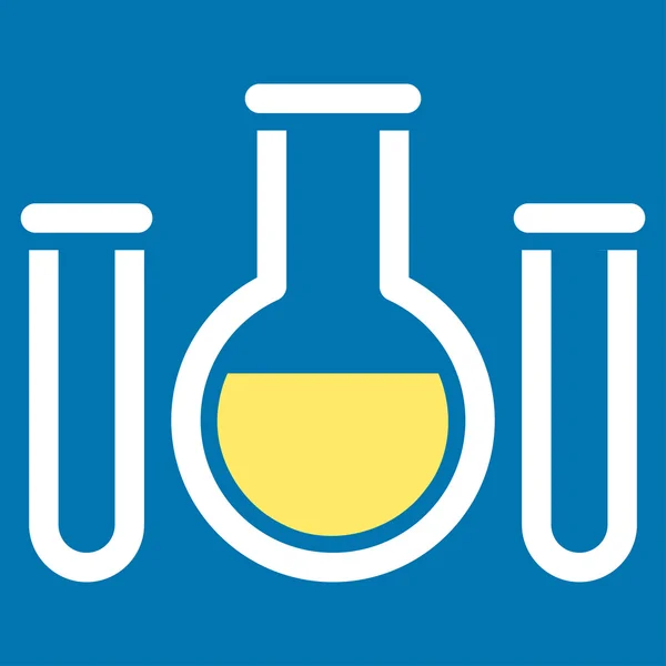 Naczynia chemiczne ikona — Zdjęcie stockowe