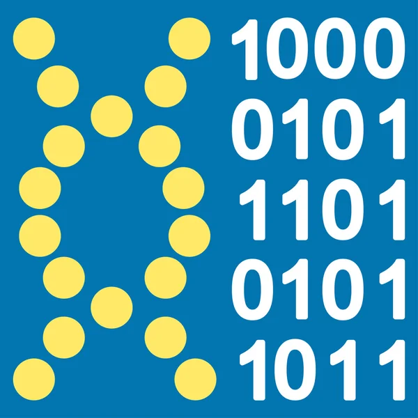 DNA Code pictogram — Stockfoto