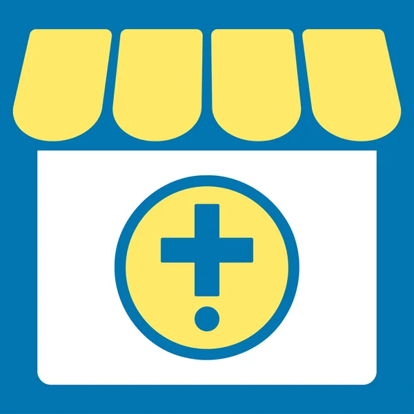 Аптечная плоская икона — стоковое фото