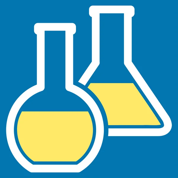 Glas kolven pictogram — Stockfoto