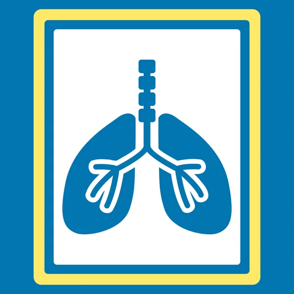 Lungs X-Ray icono de la foto — Foto de Stock