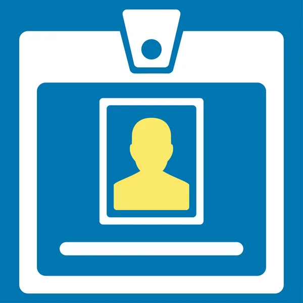 Icona badge persona — Foto Stock