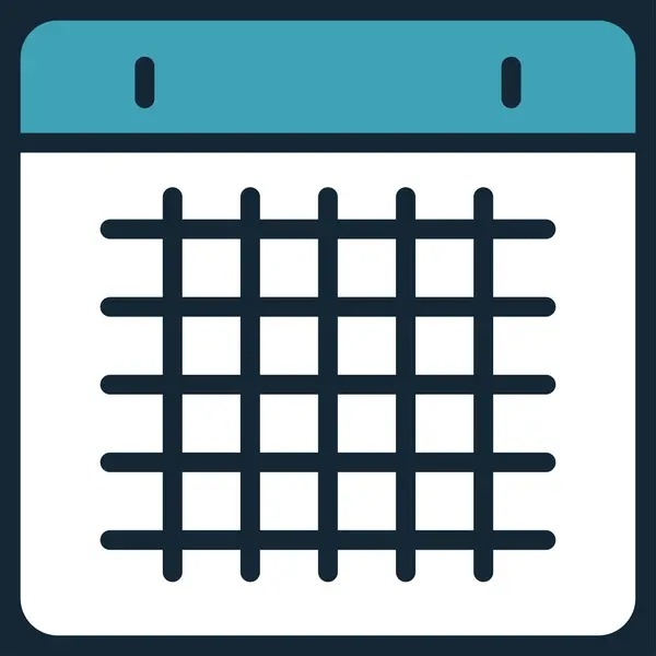 Kalender Flat Ikon — Stockfoto