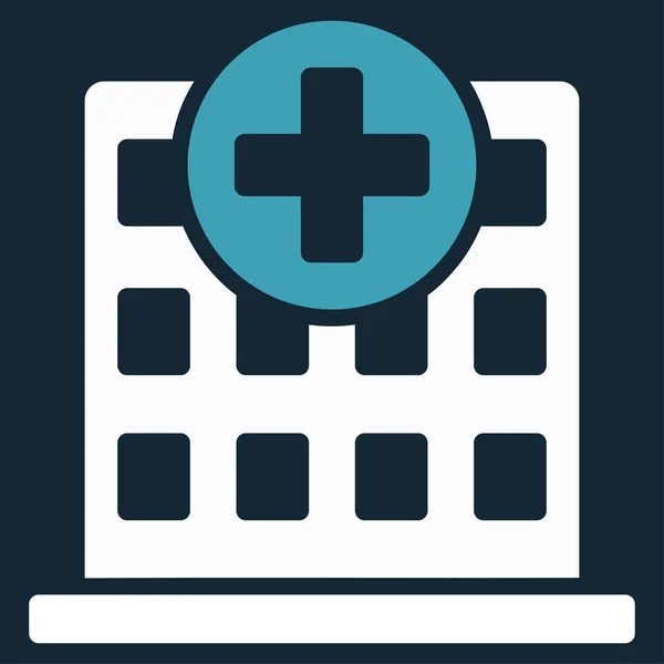 Clinic Flat Icon — Stock Photo, Image