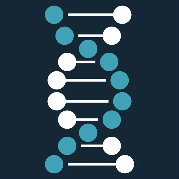 Dna 平面图标 — 图库照片