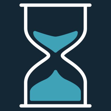 kum saati düz simgesi