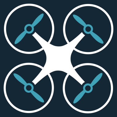 Nanocopter düz simgesi