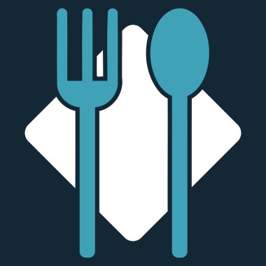 Beslenme düz simgesi