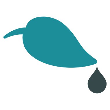 Ekoloji düz simgesi