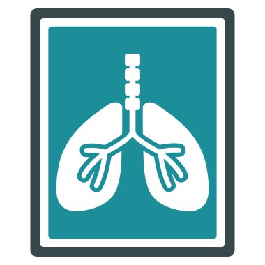 Akciğer röntgeni fotoğraf simge