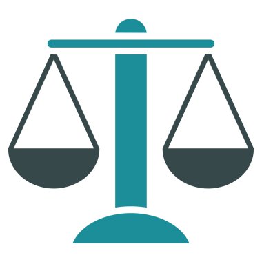 Ölçekler düz simgesi