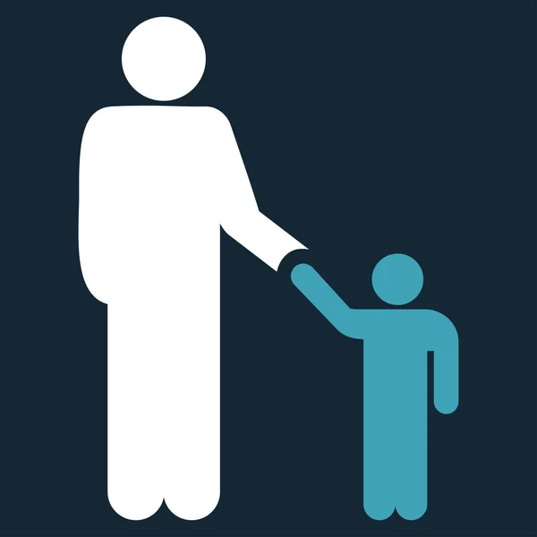 Father With Son Icon — Stock Photo, Image