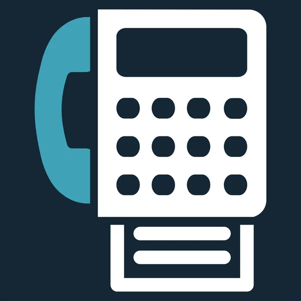 Fax Flat Icon — Stock Photo, Image