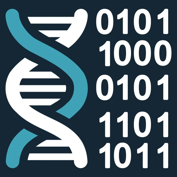 Genom kodu simgesini — Stok fotoğraf