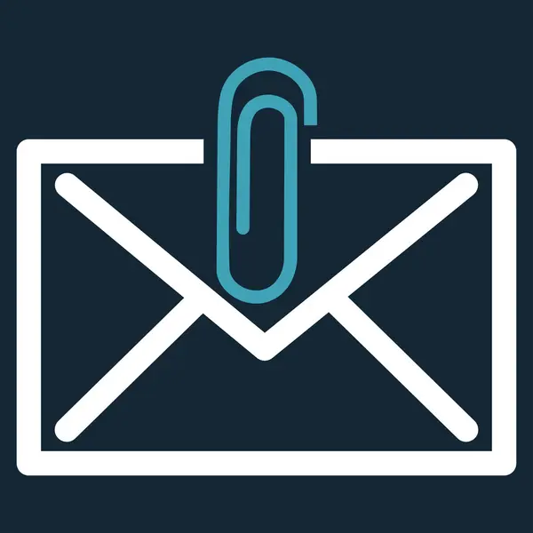 Mail Attachement Icon — Fotografie, imagine de stoc