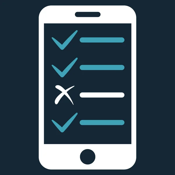 Mobile Test Icon — Stock Photo, Image