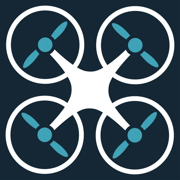 Icône plate Quadcopter — Photo