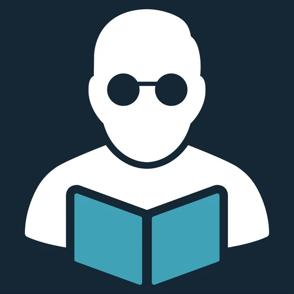 Студентська читання Книжкова ікона — стокове фото