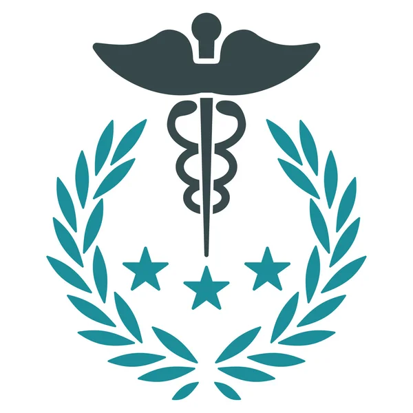 Икона логотипа Кадуцея — стоковое фото