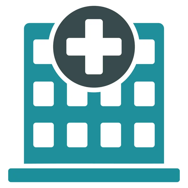 Clinic Flat Icon — Stock Photo, Image