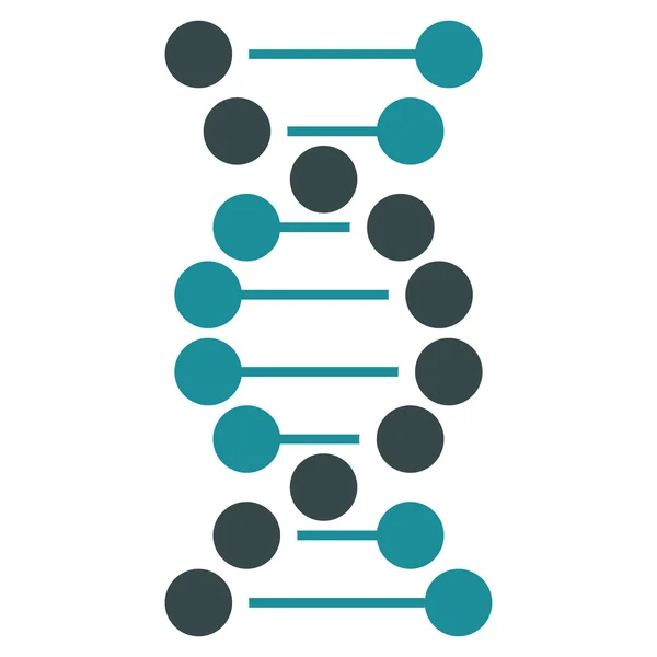 DNA düz simgesi — Stok fotoğraf