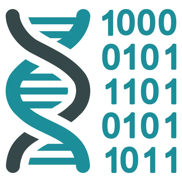 Genetikai kód ikon — Stock Fotó