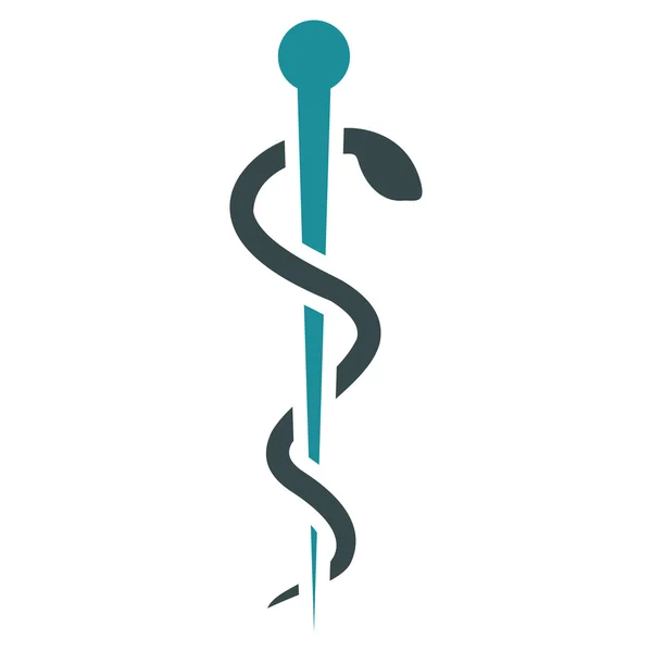 Икона на медицинской игле — стоковое фото