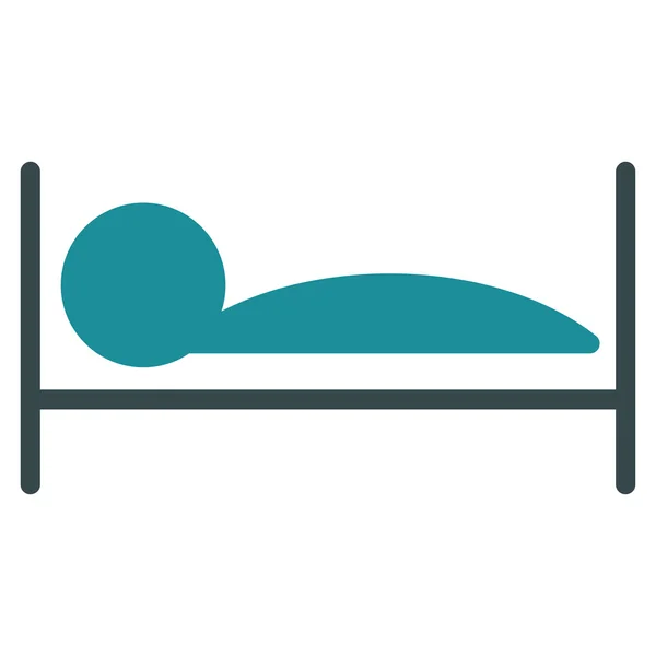 Patiënt Bed pictogram — Stockfoto