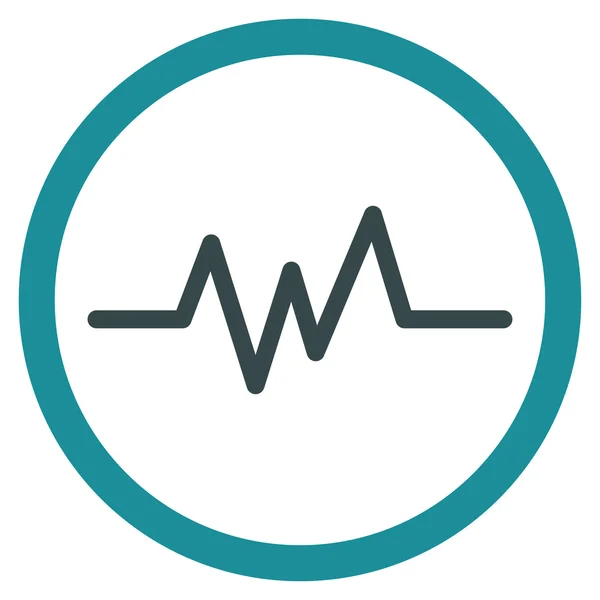 Ikona monitorowania tętna — Zdjęcie stockowe